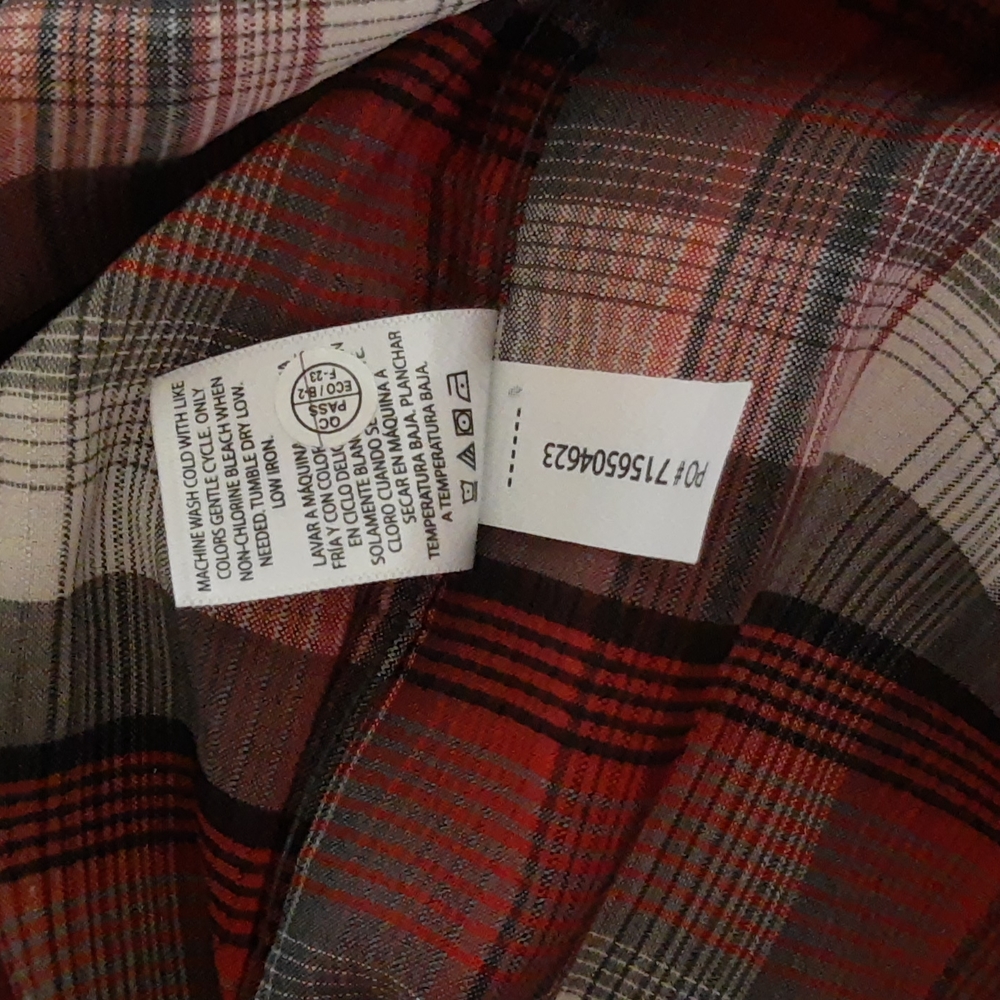 Men's Swiss Tech Button Down Shirts Bundle Plaid Stripes S 34-36 - Picture 8 of 16